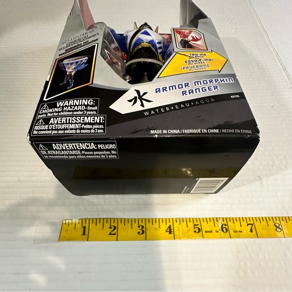 Power Rangers Samurai Armor Morphin Ranger Water Blue Action Figure New With Box - Picture 12 of 13